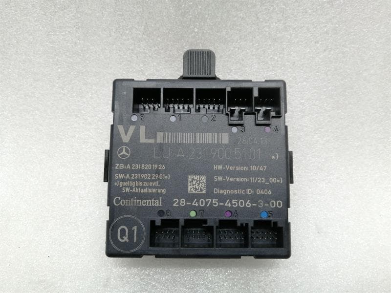 MERCEDES-BENZ Mercedes SL R231 Left Door Module A2319005101 Left Door Control Unit