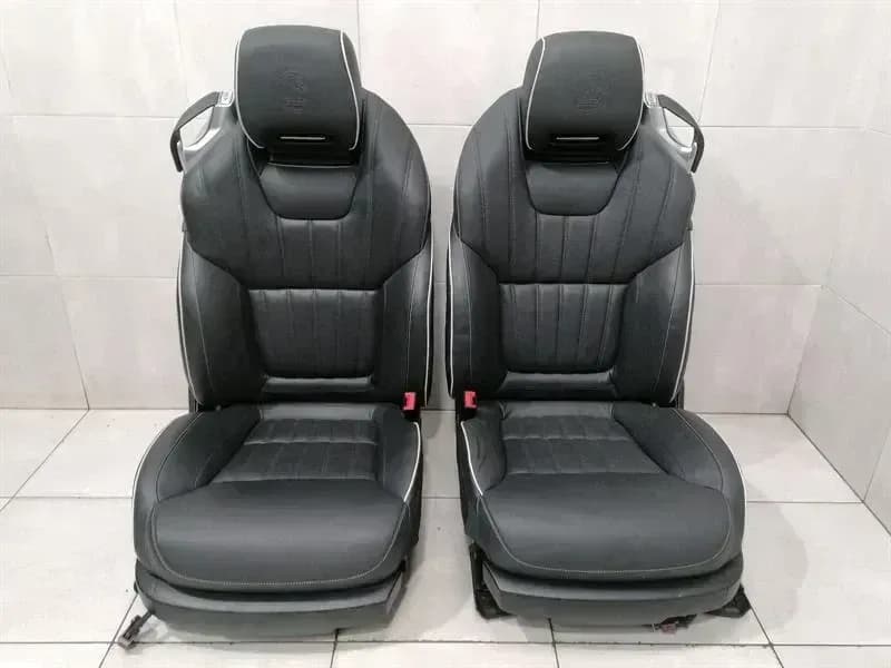 MERCEDES-BENZ Mercedes SL AMG R231 Seats AIR SCARF Seats LEATHER BLACK BLACK COAT OF ARMS SL63