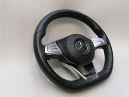 MERCEDES-BENZ Mercedes CL W217 steering wheel A0004606303 steering wheel sport leather leather — thumbnail 3