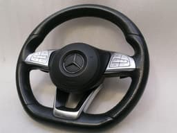 MERCEDES-BENZ Mercedes CL W217 steering wheel A0004606303 steering wheel sport leather leather — thumbnail 4