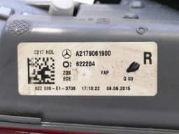 MERCEDES-BENZ Mercedes CL W217 right rear light A2179061900 tail light rear right — thumbnail 8
