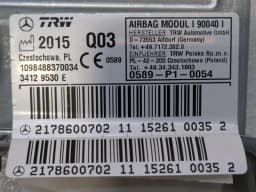 MERCEDES-BENZ Mercedes CL W217 Module A2178600702 Rear Right Module — thumbnail 2
