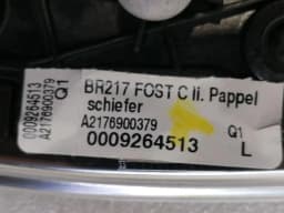 MERCEDES-BENZ Mercedes CL W217 Veneer A2177200548 Poplar Wood Strip Cover — thumbnail 9