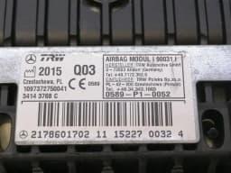 MERCEDES-BENZ Mercedes CL W217 Dashboard Safety Module A2178601702 Module — thumbnail 6