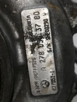 MERCEDES-BENZ MERCEDES CL W217 TURBO CHARGER KIT A2780903780 TURBOCHARGER KIT DEFECTIVE — thumbnail 10