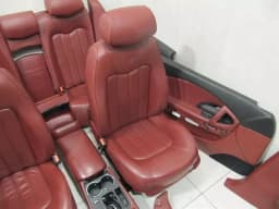 MASERATI MASERATI QUATTROPORTE M139 SEATS FACELIFT RED LEATHER ROLL TABLES — thumbnail 3