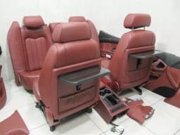 MASERATI MASERATI QUATTROPORTE M139 SEATS FACELIFT RED LEATHER ROLL TABLES — thumbnail 4