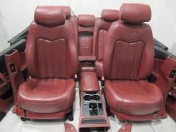 MASERATI MASERATI QUATTROPORTE M139 SEATS FACELIFT RED LEATHER ROLL TABLES — thumbnail 8
