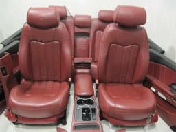 MASERATI MASERATI QUATTROPORTE M139 SEATS FACELIFT RED LEATHER ROLL TABLES — thumbnail 9