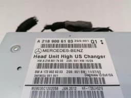 MERCEDES-BENZ MERCEDES CLS W218 A2189006103 AUDIO SYSTEM CONTROLLER COMMAND HEAD UNIT HIGH SD US — thumbnail 7
