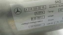 MERCEDES-BENZ Mercedes CLS W218 Pressure Accumulator A2183200015 Airmatic Reservoir — thumbnail 3