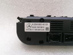 MERCEDES-BENZ Mercedes CLS C W204 W218 Car Climate Control A2049004003 Climate Control Panel A/C — thumbnail 7