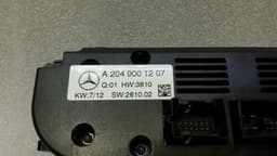 MERCEDES-BENZ Mercedes CLS W218 Car Climate Control A2049001207 Climate Control Panel A/C — thumbnail 10