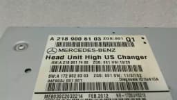 MERCEDES-BENZ MERCEDES CLS W218 CD Changer A2189006103 CD Changer USA COMAND HIGH 6CD HD — thumbnail 8