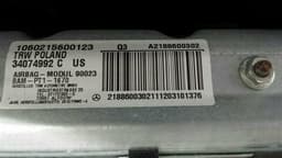 MERCEDES-BENZ Mercedes CLS W218 Glovebox A2186800291 Glove Box Leather Knee SRS — thumbnail 5