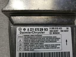 MERCEDES-BENZ Mercedes S-Class W221 W216 Safety Module ECU A2218702993 Air Control Unit SRS — thumbnail 3