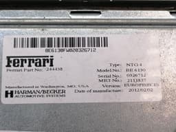 FERRARI Ferrari 458 F142 Spider CD player 244438 audio system controller NIT EUR NTG — thumbnail 3
