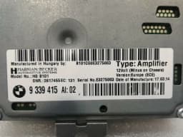 BMW BMW 5 Series F10 F11 F15 F06 Active Sound Amplifier 9339415 Amplifier H/K — thumbnail 8