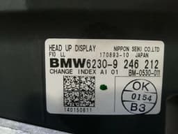 BMW BMW 5 Series F10 HEAD UP DISPLAY Monitor 9246212 HUD Display — thumbnail 7