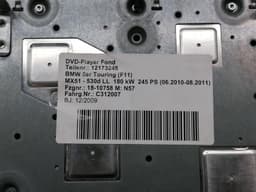BMW BMW 5 Series F11 DVD ROM 922890602 Sat Nav Computer F11 Touring Rear TV — thumbnail 7