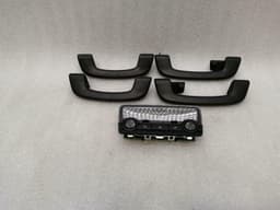 BMW BMW 5 F10 Black Inner Handle Set + Dome Light 51168052676 Handle Black Set — thumbnail 1