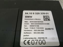 BMW BMW 5 F10 F11 Telematic Bluetooth Module 9329339 Telematics Phone Control Unit — thumbnail 4