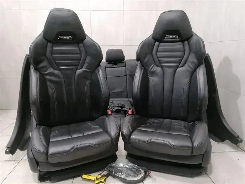 BMW 5 F90 G30 M5 SEATS SPORT M5 F90 SEATS INTERIOR BLACK LEATHER BLACK LEATHER