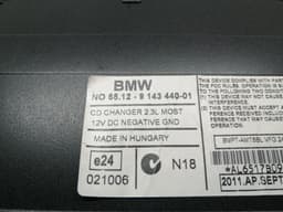 BMW BMW 7 series E65 CD player 9143440 audio system controller — thumbnail 6