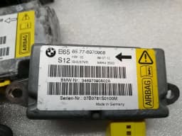 BMW BMW 7 LCI 2007 E65 safety modules ECU 9130203 air control unit SRS SET — thumbnail 3