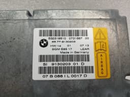 BMW BMW 7 LCI 2007 E65 safety modules ECU 9130203 air control unit SRS SET — thumbnail 10
