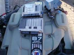 BMW BMW ALPINA B7 E65 COMPLETE ENGINE ENGINE B7 500PS H1 SUPERCHARGED SET V8 E60 — thumbnail 4