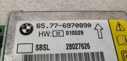 BMW BMW 7 series E65 safety modules ECU set 6970889 air control unit SRS set — thumbnail 6