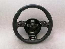 AUDI AUDI A4 8K Steering Wheel 8K0419091CB S LINE PADDLE SWITCH Steering Wheel — thumbnail 1