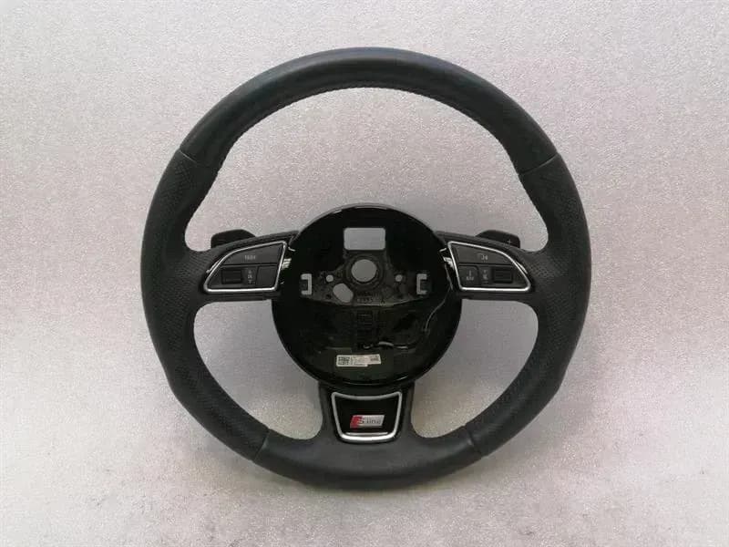AUDI AUDI A4 8K Steering Wheel 8K0419091CB S LINE PADDLE SWITCH Steering Wheel