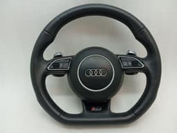 AUDI AUDI RS4 A4 S4 8K Steering Wheel 8K0419091CQ Steering Wheel RS SPORT PADDLE SHIFT — thumbnail 1