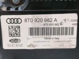 AUDI Audi RS5 8T Instrument Cluster 8T0920982A Speedometer MPH RHD SPEEDOMETER — thumbnail 10