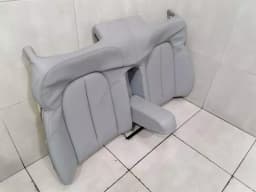 MERCEDES-BENZ Mercedes CLK W208 rear seat backrest A2089204830 rear seat leather gray convertible — thumbnail 7