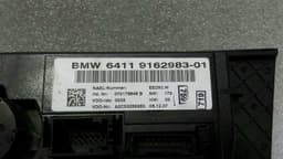 BMW BMW 3 Series E92 Auto Climate Control 9162983 Climate Control Panel A/C — thumbnail 5