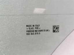 PORSCHE Porsche 911 992 GT3 left front door glass 992845019G door window front left — thumbnail 3