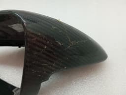 PORSCHE Porsche 911 992 Rear View Mirror Covers 992857527J Carbon with Defects RHD — thumbnail 3