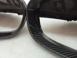 PORSCHE Porsche 911 992 Rear View Mirror Covers 992857527J Carbon with Defects RHD — thumbnail 4