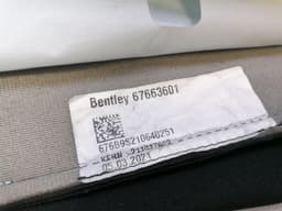 BENTLEY BENTLEY BENTAYGA 36A MK2 seat covers left seat left leather — thumbnail 10