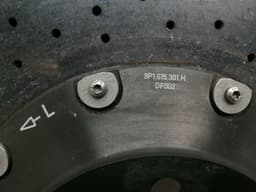 PORSCHE Porsche Cayman 718 GT4 Brake Disc Front 9P1615301H FRONT BRAKE DISC PCCB — thumbnail 3