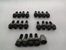 PORSCHE PORSCHE CAYMAN 718 GT4 WHT006978 ALLOY RIM SCRABS LUG BOLT SET LOCK SET — thumbnail 6
