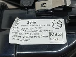 PORSCHE Porsche Cayman 718 GT4 air vent 982819701D set ventilation nozzle ventilation grille — thumbnail 6