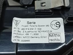 PORSCHE Porsche Cayman 718 GT4 air vent 982819701D set ventilation nozzle ventilation grille — thumbnail 5