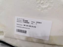 PORSCHE Porsche Cayman 718 98155103525 Luggage Boat Cover Trunk Trim — thumbnail 5