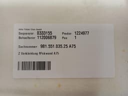 PORSCHE Porsche 718 GT4 Luggage Compartment Cover 98155103525 Boot Liner — thumbnail 8