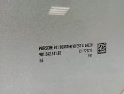 PORSCHE Porsche Boxster Spyder 718 Left Front Door Glass 98154251102 Door Window Front Li — thumbnail 10