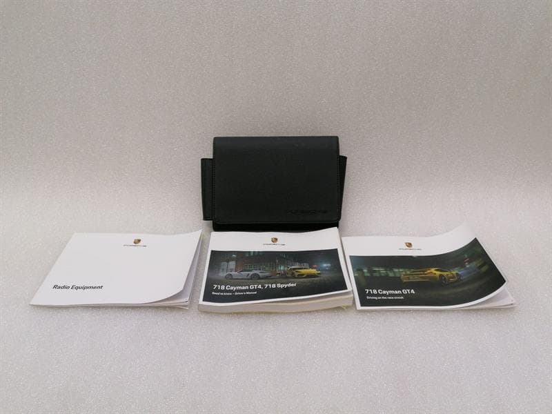 Porsche Cayman 718 GT4 Service Booklet Service Booklet Owners Manual Handbook